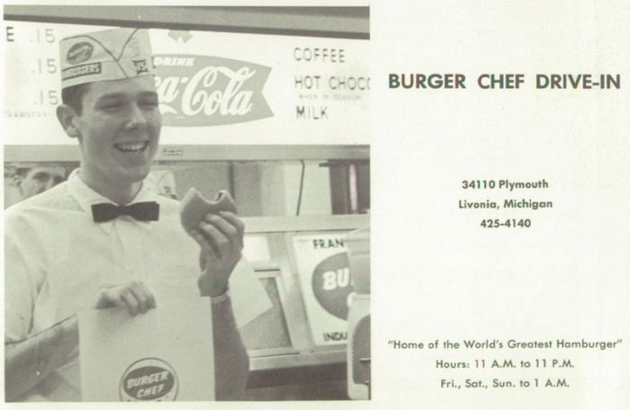 Burger Chef - Linvonia 1964 Plymouth Rd (newer photo)